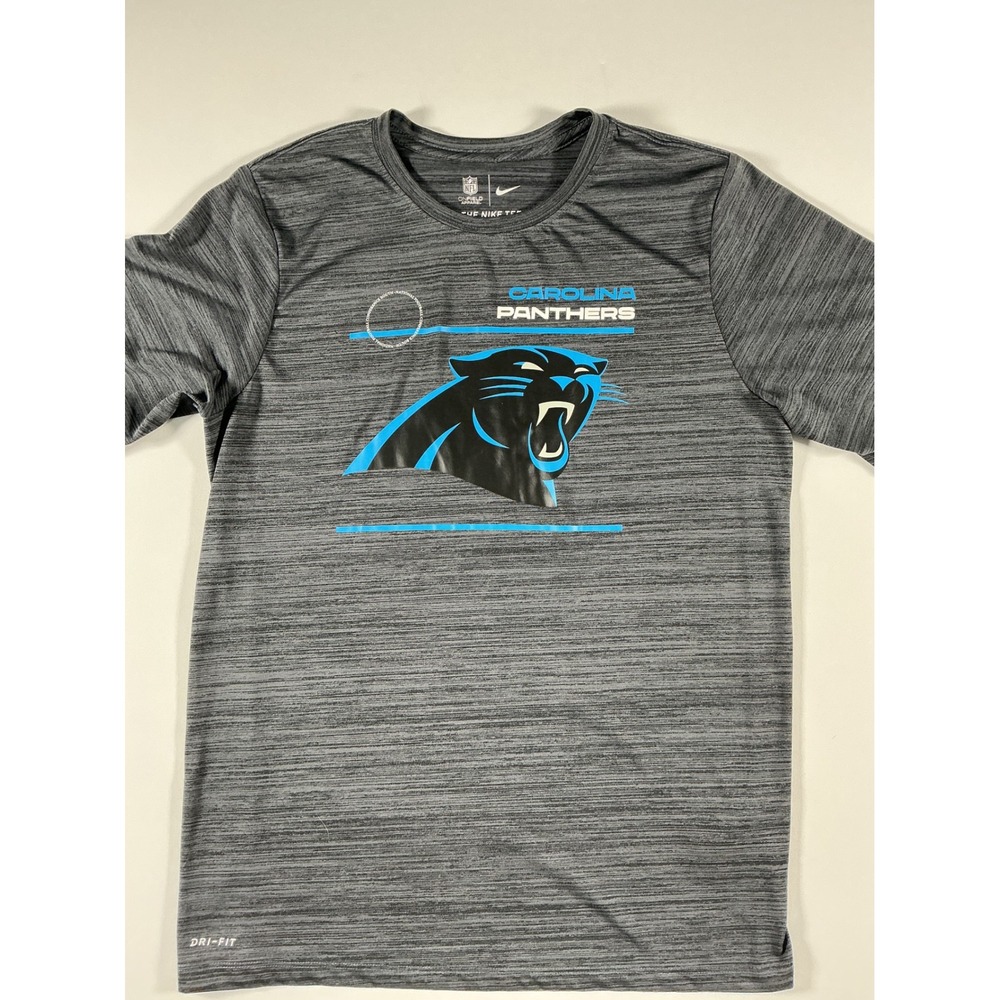 Nike Carolina Panthers Dri-FIT Youth Gray NFL On-Field Size L